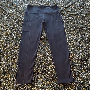 Tuff Athletics Black High-Waist Pocket Leggings